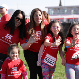 familia posando tercera corrida familiar